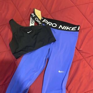 Cute NIKE work out set💪🏾💙